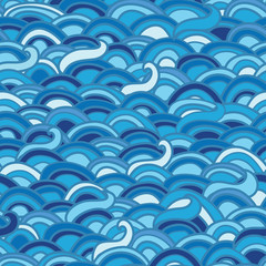 abstract seamless sea pattern