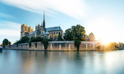 Tuinposter Notre Dame van Parijs, Frankrijk © Beboy