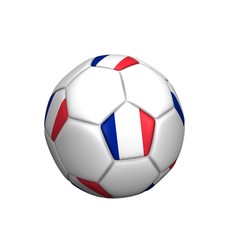 Obraz premium balón bandera Francia
