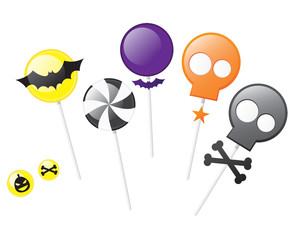 Halloween lollipops