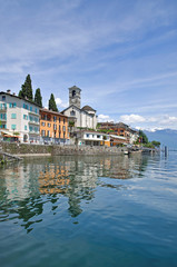 der bekannte Urlaubsort Brissago am Lago Maggiore