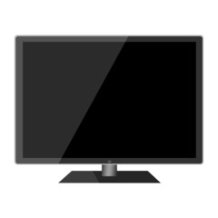 TV with black screen