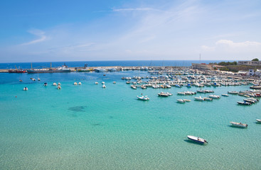 Panoramic view of Otranto. Puglia. Italy.