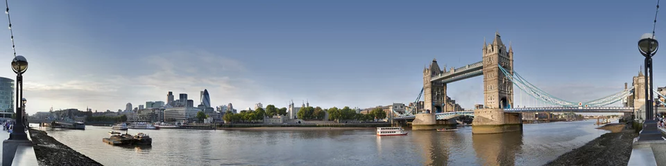 Gordijnen London Tower Bridge-panorama © Peggy Stein