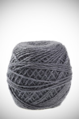 Ball of gray yarn