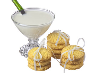 yogurt and coconut biscuits