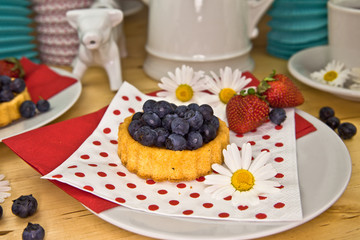 Blaubeerkuchen