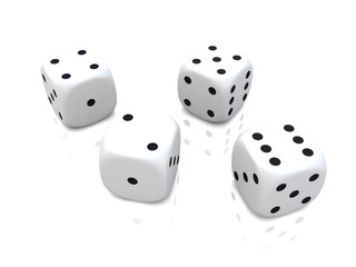 3d model of dices