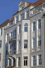 Jugendstilhaus in Kiel, Deutschland