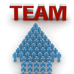 Fototapeta premium team