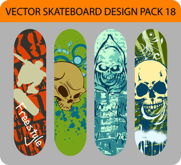 Skateboard design pack 18