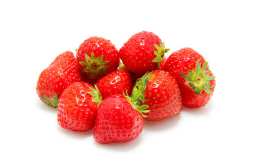pile of strawberry fruit