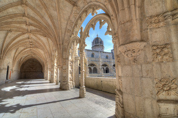 Fototapeta na wymiar Klasztor Hieronimitów, Lizbona, Portugalia,