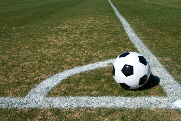 Soccer Ball Corner Kick