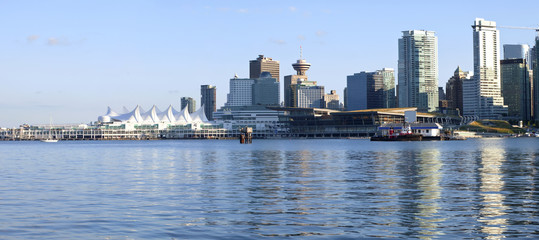 Fototapeta premium Canada Place and downtown Vancouver BC.