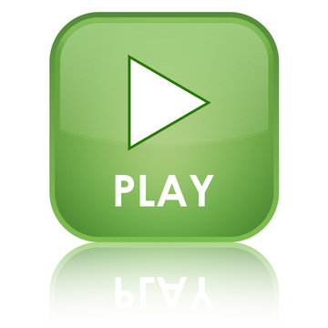 "Play" glossy button