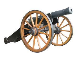 Bild des alten Artillerie Geschütz