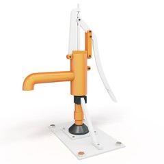 3d manual water pump