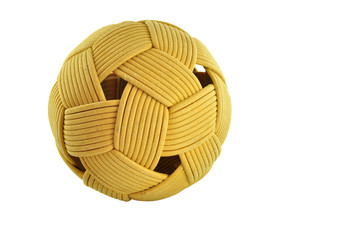 sepak takraw ball isolated