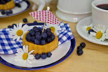 Blaubeerkuchen