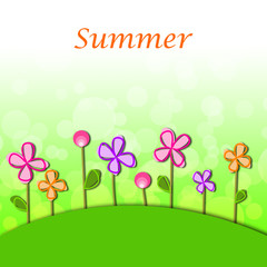 Summer season background
