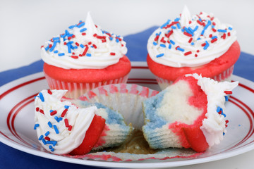 Independence Day Cupcakes