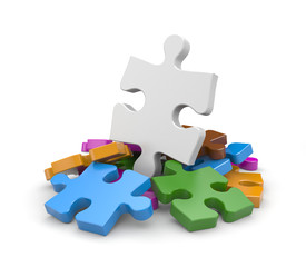 Obraz premium Jigsaw puzzles