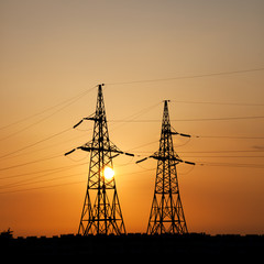 Power transmission towers
