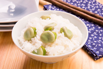 そら豆ご飯