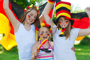 german soccer fans outdoor