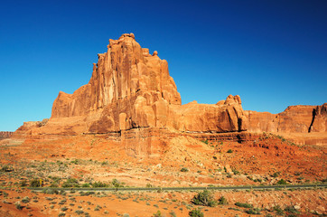 Fototapeta premium A view of Arches national Park