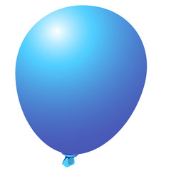 Luftballon blau