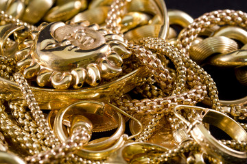 Jewelry, gold, necklaces, rings, bracelets, watch, wealth
