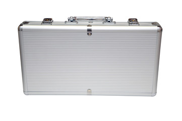 metal case isolated on white