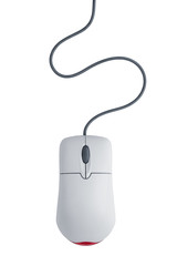Computer mouse with cord