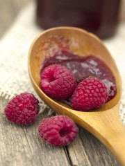 jam of raspberries