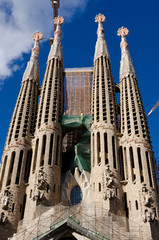 La Sagrada Familia, Barcelona, Spain (en travaux)