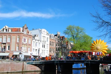Fotobehang amsterdam - Koninginnedag © lulu