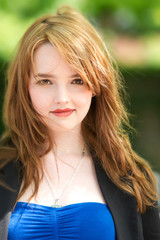 Naklejka premium Beautiful redhead