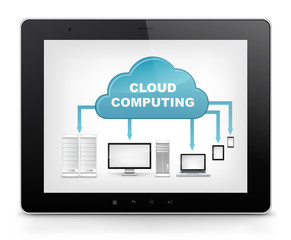 Tablet PC. Vector EPS 10.