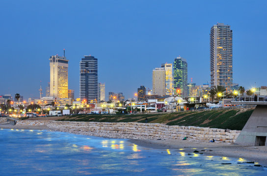 Tel Aviv Mediterranean Skyline