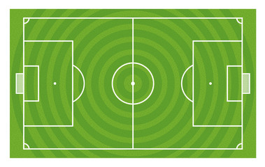 Green football field vector template