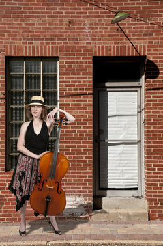 Woman Cellist