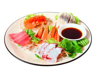 Japanese Cuisine , salmon with sauce