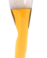 Leg-förmigen Glas Bier
