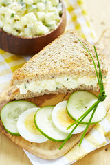 Egg salad sandwich