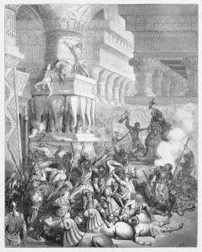 Jonathan Destroys the Temple of Dagon
