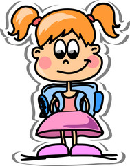 Мультфильм милые школьницы