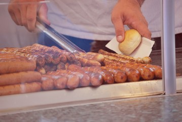 Bratwurst vom Grill
