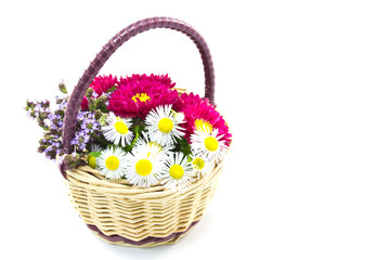 Fototapeta na wymiar Flower basket